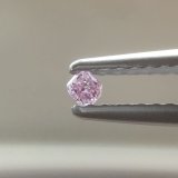 裸石 0.044ct FANCY PURPLE PINK(天然) SI-2 中央宝石研究所ソーティング付