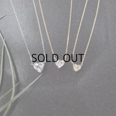 画像1: ハートシェイプ　ネックレス