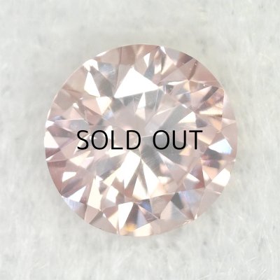 画像3: 裸石　　　0.148ct Fancy Orangy Pink VS2 アーガイル刻印　中央宝石ソーティング付