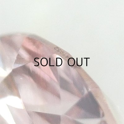 画像5: 裸石　　　0.148ct Fancy Orangy Pink VS2 アーガイル刻印　中央宝石ソーティング付