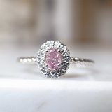 Fancy Intense Purplish Pink 0.20ct SI1 GIA鑑定書付