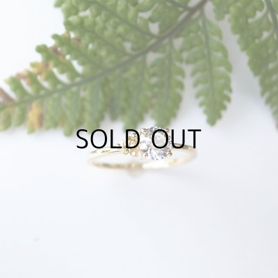 画像2: The RING D/VVS1/0.358ct &  FancyIntenseYellow/SI2/ 0.076ct  中央宝石研究所ソーティング付