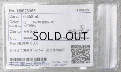画像5: The RING D/VVS1/0.358ct &  FancyIntenseYellow/SI2/ 0.076ct  中央宝石研究所ソーティング付