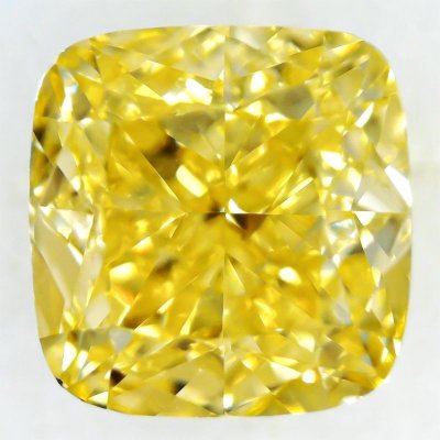 画像1: 裸石 0.345ct ct Fancy Intense Yellow VS-1 AGTソーティング付