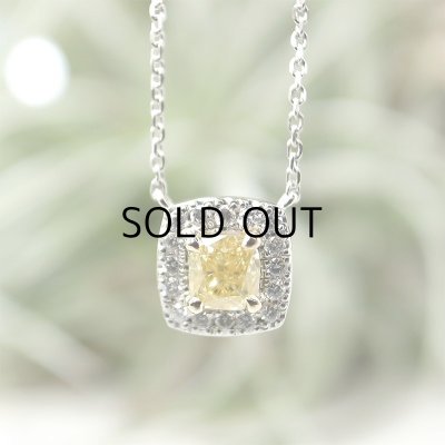 画像1: The Neckless  Fancy Intense Yellow/SI-1/ 0. 289ct  CGLソーティング付