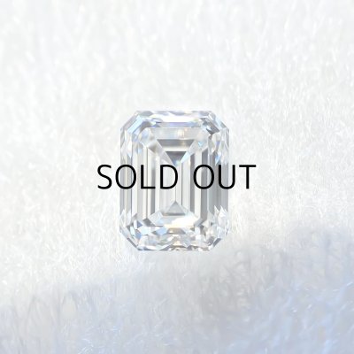画像2: 裸石　0.304ct G FLAWLESS エメラルドカット (GIA鑑定書付)