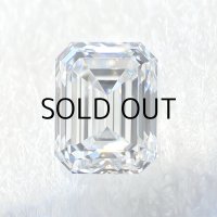 裸石　0.304ct G FLAWLESS エメラルドカット (GIA鑑定書付)