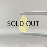 裸石 0.362ct FANCY VIVID YELLOW(天然) VS2 中央宝石研究所ソーティング付