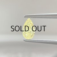 裸石 0.362ct FANCY VIVID YELLOW(天然) VS2 中央宝石研究所ソーティング付