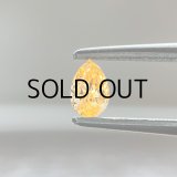 裸石 0.172ct FANCY VIVID YELLOWISH ORANGE (天然) SI2 GIA鑑定書付
