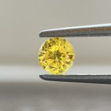 裸石 0.27ct Fancy Vivid Yellow  I-1 中央宝石研究所ソーティング付