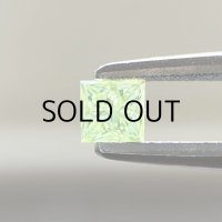 裸石 0.140ct Fancy Yellow Green VS2中央宝石研究所ソーティング付