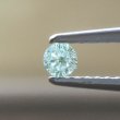 画像2: 裸石　0.093ct Fancy Green Blue VVS2  (2)