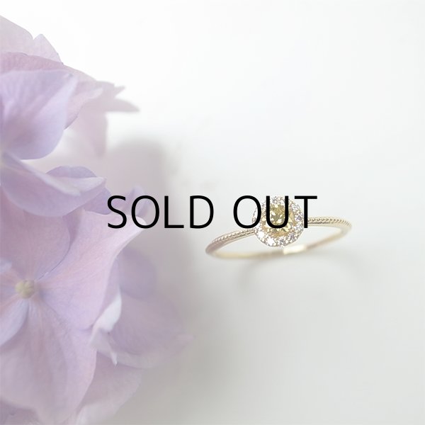 画像3: The RING Fancy Vivid Yellow  0.154ct SI2 中央宝石研究所ソーティング付 (3)