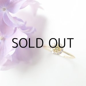 画像: The RING Fancy Vivid Yellow  0.154ct SI2 中央宝石研究所ソーティング付