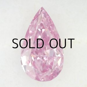 画像: 裸石　0.072ct Fancy Vivid Purplish Pink SI2 AGT