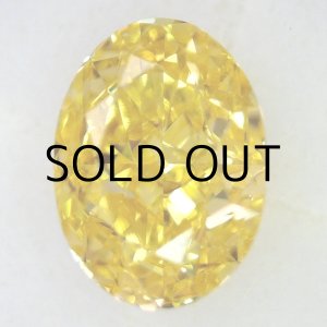 画像: 裸石 Fancy Intense Yellow 0.200ct VS-2 AGT ソーティング付き