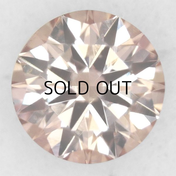 画像1: 裸石　　　0.148ct Fancy Orangy Pink VS2 アーガイル刻印　中央宝石ソーティング付 (1)