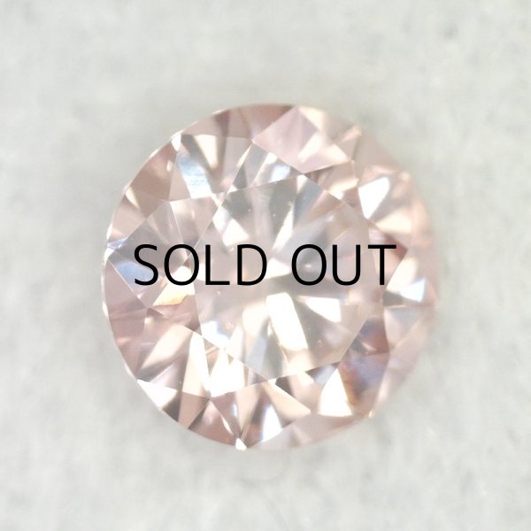 画像4: 裸石   0.148ct Fancy Orangy Pink VS2 アーガイル刻印 中央宝石ソーティング付 (4)