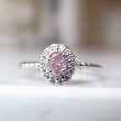 画像1: Fancy Intense Purplish Pink 0.20ct SI1 GIA鑑定書付 (1)