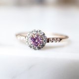 画像: The RING Fancy Intense Purplish Pink   0.156ct SI2 中央宝石研究所ソーティング付