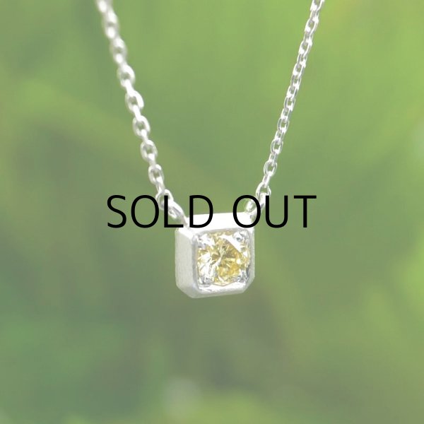 画像3: The Neckless  Fancy Intense Yellow/I-1/ 0.129ct  AGTソーティング付 (3)