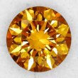 画像1: 裸石 0.309ct Fancy Vivid Orangy Yellow VS2 中央宝石ソーティング付 (1)