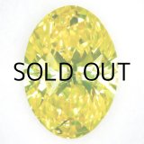 画像: 裸石 0.600ct ct Fancy Intense Greenish Yellow SI-1 中央宝石ソーティング付
