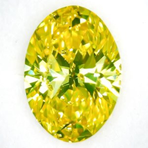 画像: 裸石 0.600ct ct Fancy Intense Greenish Yellow SI-1 中央宝石ソーティング付