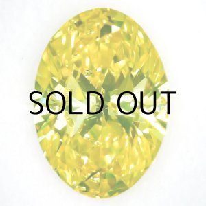 画像: 裸石 0.600ct ct Fancy Intense Greenish Yellow SI-1 中央宝石ソーティング付