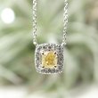 画像1: The Neckless  Fancy Intense Yellow/SI-1/ 0. 289ct  CGLソーティング付 (1)