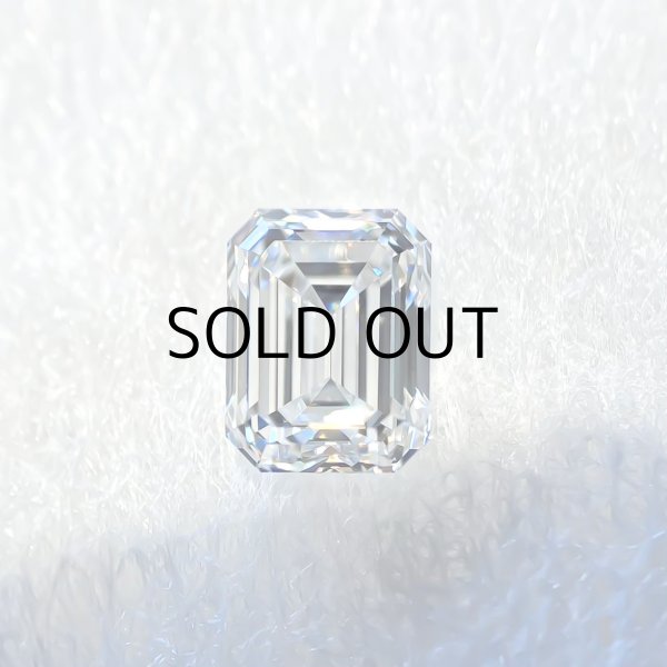 画像2: 裸石　0.304ct G FLAWLESS エメラルドカット (GIA鑑定書付) (2)