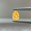 画像1: 裸石 0.172ct FANCY VIVID YELLOWISH ORANGE (天然) SI2 GIA鑑定書付 (1)