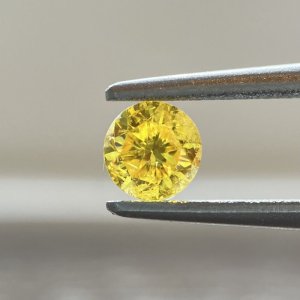 画像: 裸石 0.27ct Fancy Vivid Yellow  I-1 中央宝石研究所ソーティング付