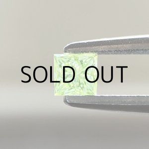 画像: 裸石 0.140ct Fancy Yellow Green VS2中央宝石研究所ソーティング付