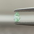 画像2: 裸石 0.046ct Fancy Intense Bluish Green SI-1  中央宝石研究所ソーティング付 (2)