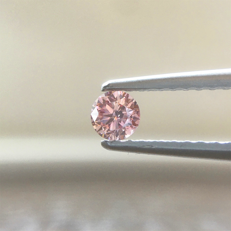 画像2: 裸石　　　0.17ct Fancy Vivid Pink SI-2 中央宝石ソーティング付 (2)