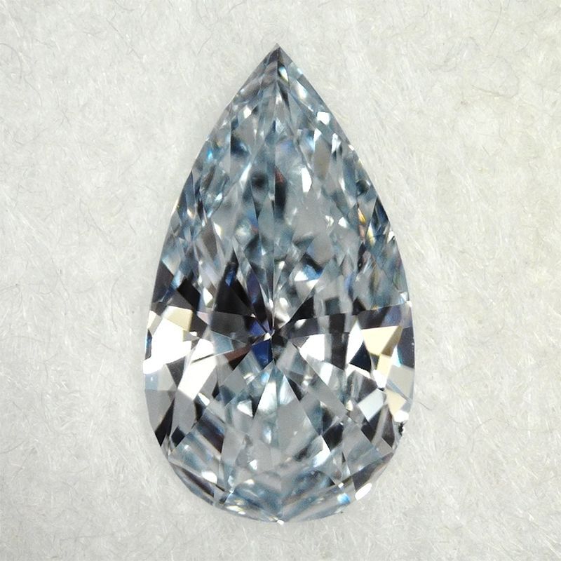 裸石 0.159ct Fancy Blue VS2 中央宝石ソーティング付 - RECEPTION