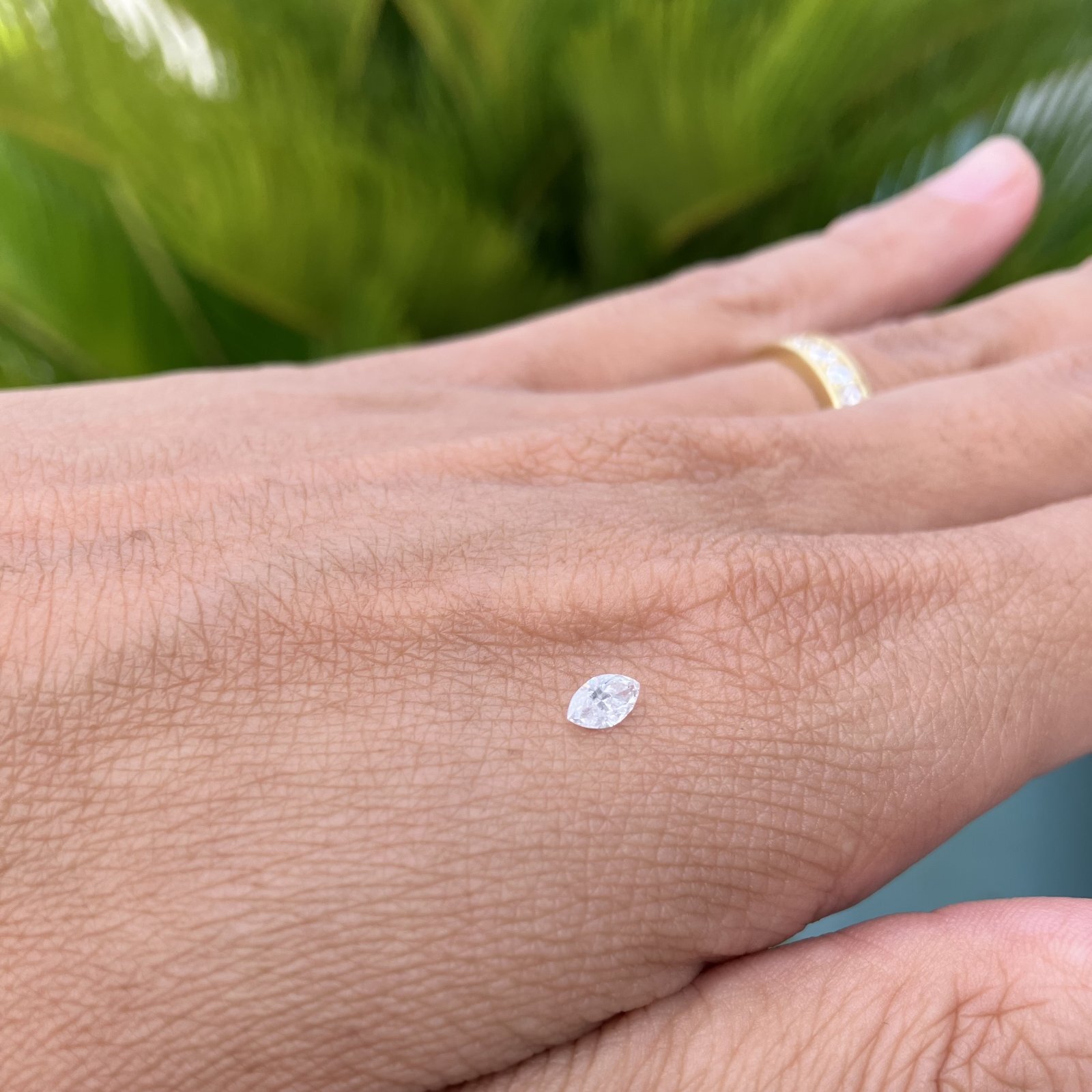 画像3: 0.197ct F I-1 マーキスカット (3)