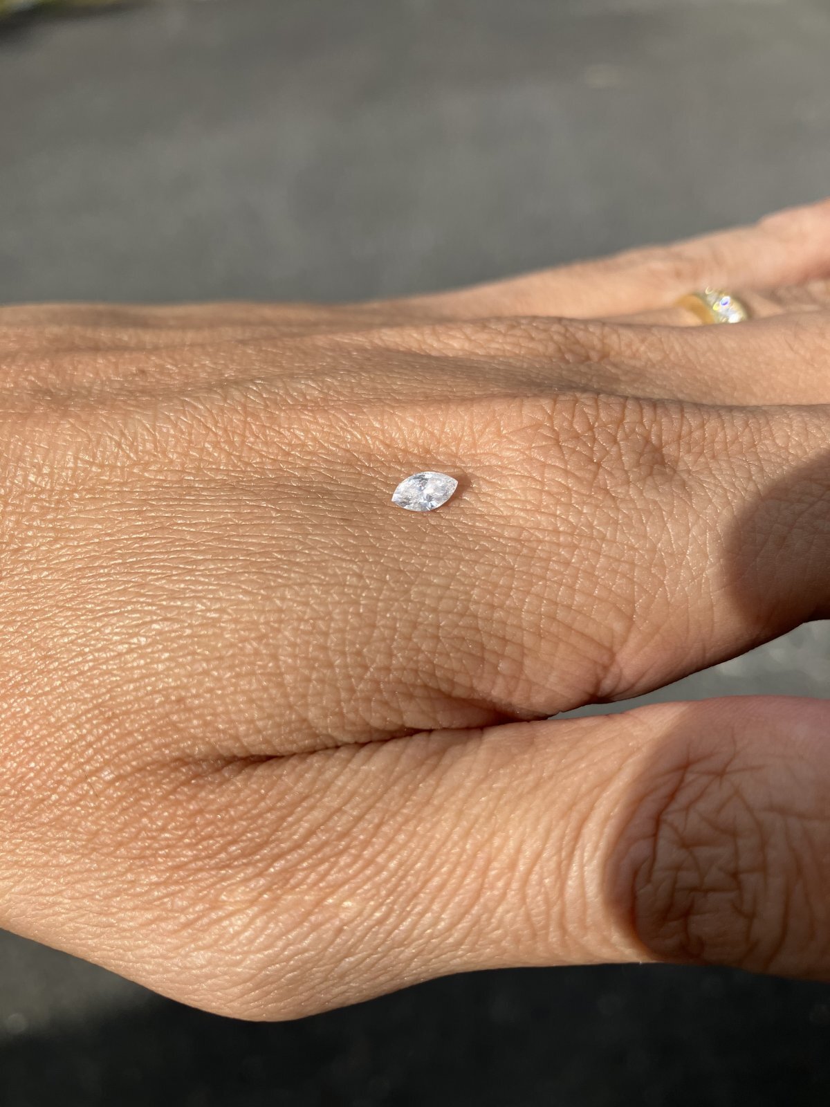 画像4: 0.197ct F I-1 マーキスカット (4)